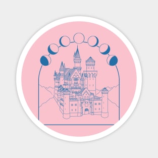 Castle On A Cloud - Blue Magnet